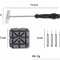 Watch Repair Band Link Remover Tool Kit With Hammer Punch Pins Watch Strap Holder For Home Use 1