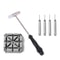 Watch Repair Band Link Remover Tool Kit With Hammer Punch Pins Watch Strap Holder For Home Use 0