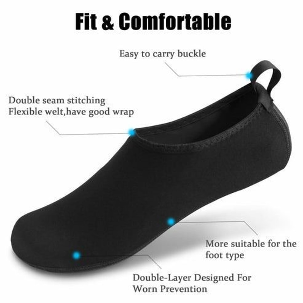 Water Shoes Men Women Barefoot Skin Socks For Aqua Surf Beach Yoga Swim Quick Dry 5
