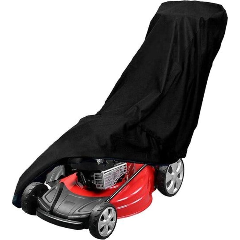 Heavy Duty Waterproof Lawn Mower Cover UV Protector For Push Mower Universal Fit All Seasons 2