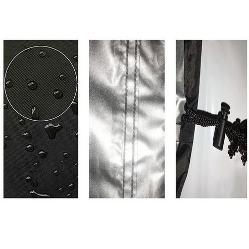 Heavy Duty Waterproof Lawn Mower Cover UV Protector For Push Mower Universal Fit All Seasons 4