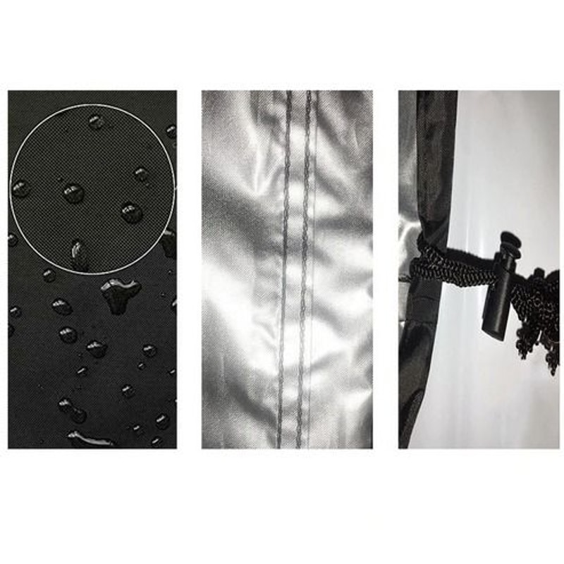 Heavy Duty Waterproof Lawn Mower Cover UV Protector For Push Mower Universal Fit All Seasons 4