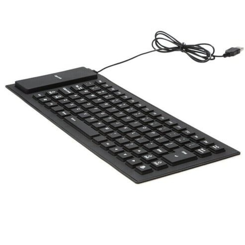 Foldable Flexible USB Waterproof Silicone Keyboard Full Size Dustproof DirtProof Keyboard For Offic 7