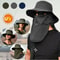 Wide Brim Sun Hat UV Protection Bucket Cap Outdoor Hiking Camping Fishing Safari Hat For Men 10