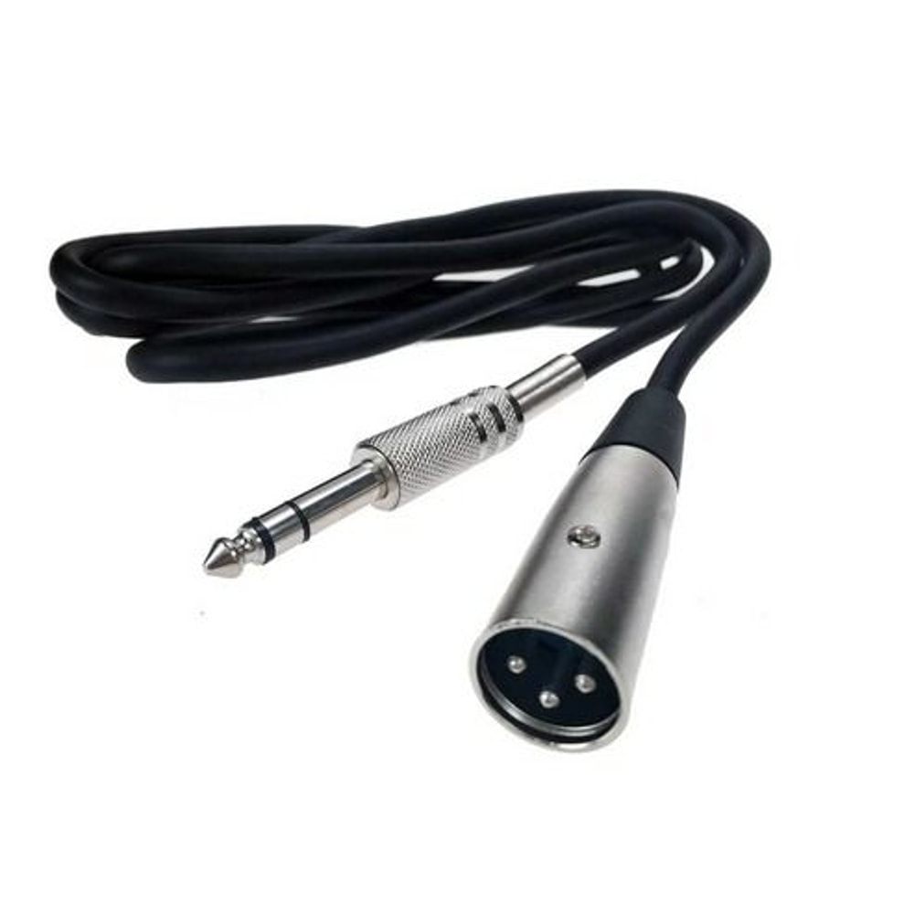 Shielded Audio XLR Plug TS Microphone Mono Cable Unbalanced Sound Cable For Studio Use 0