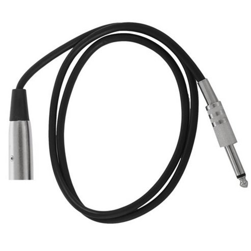 Shielded Audio XLR Plug TS Microphone Mono Cable Unbalanced Sound Cable For Studio Use 6