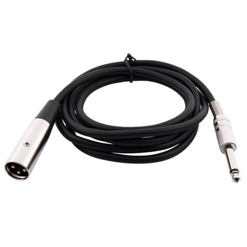 Shielded Audio XLR Plug TS Microphone Mono Cable Unbalanced Sound Cable For Studio Use 13