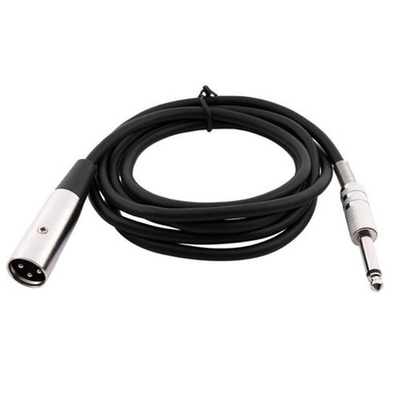 Shielded Audio XLR Plug TS Microphone Mono Cable Unbalanced Sound Cable For Studio Use 13