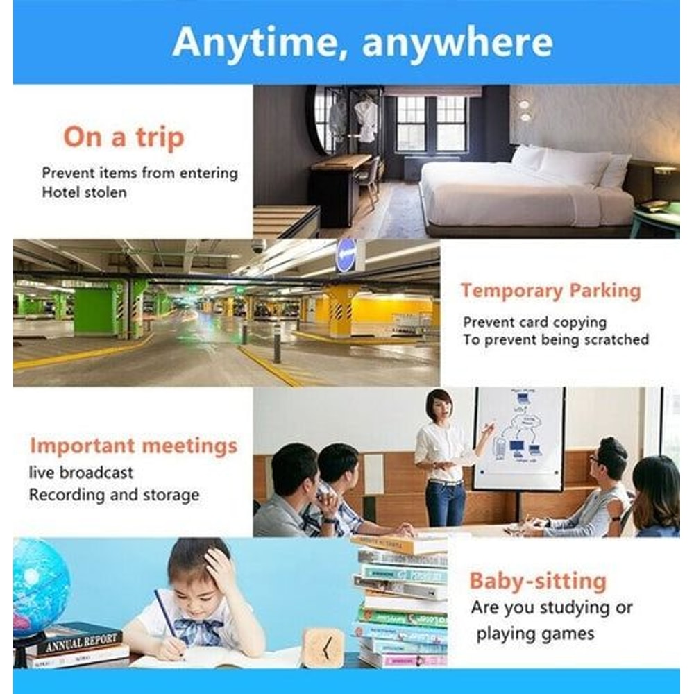 DIY Hidden HD WiFi Wireless Spy Mini Camera Pinhole Screw IP DVR Nanny Cam For Home Security 3