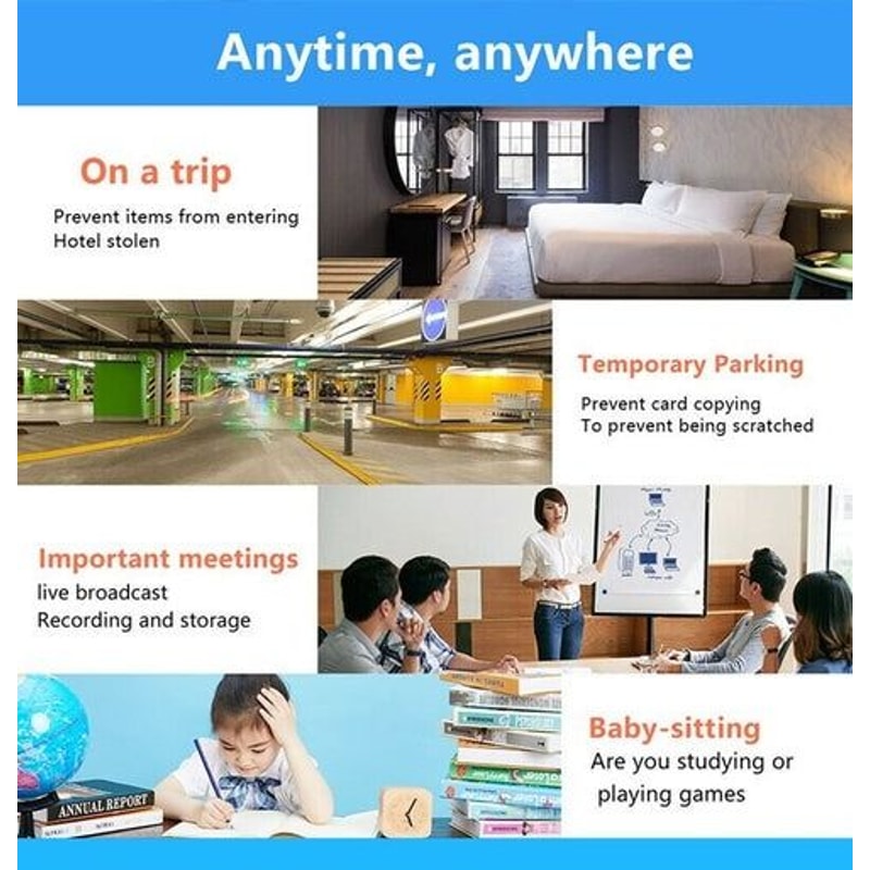 DIY Hidden HD WiFi Wireless Spy Mini Camera Pinhole Screw IP DVR Nanny Cam For Home Security 3