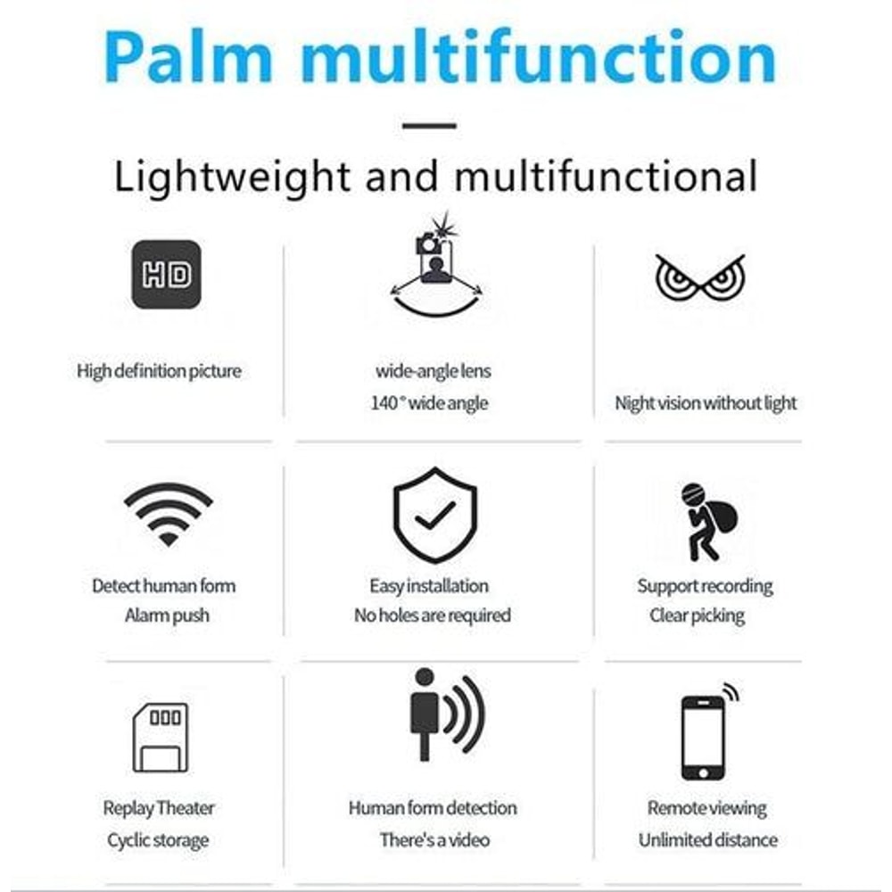 DIY Hidden HD WiFi Wireless Spy Mini Camera Pinhole Screw IP DVR Nanny Cam For Home Security 5