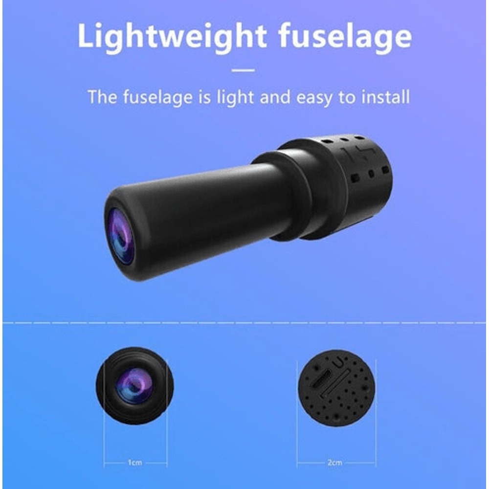 DIY Hidden HD WiFi Wireless Spy Mini Camera Pinhole Screw IP DVR Nanny Cam For Home Security 6