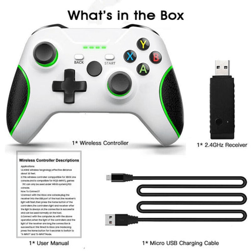 Wireless Controller For Microsoft Xbox One Windows PC Gaming Controller 5