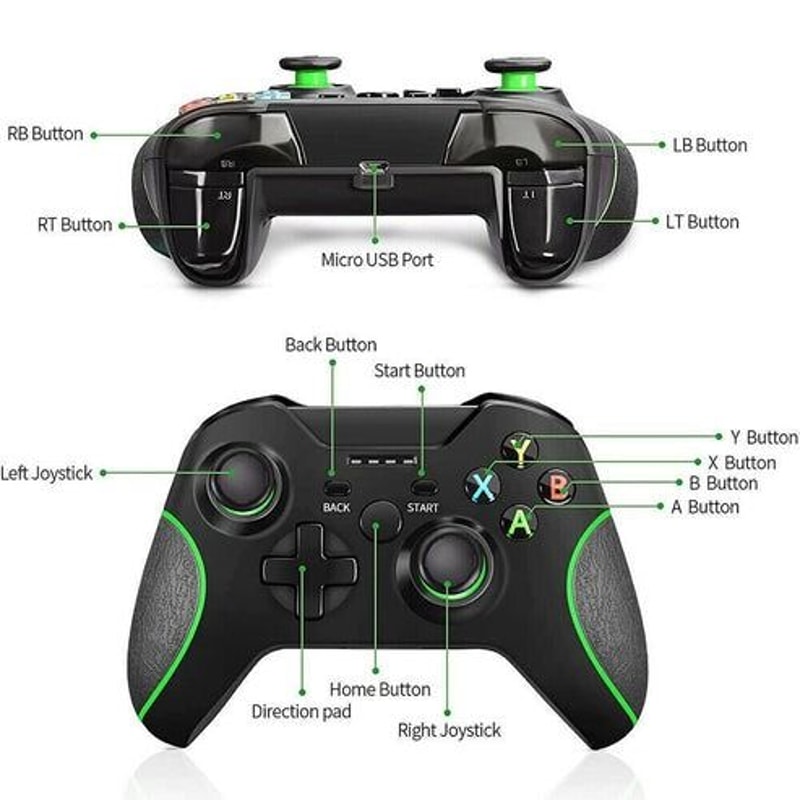 Wireless Controller For Microsoft Xbox One Windows PC Gaming Controller 12