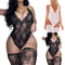 Nightwear Babydoll Sleepwear Bodysuit Women Lace Sexy Lingerie Soft Lace Dress Plus Size 4
