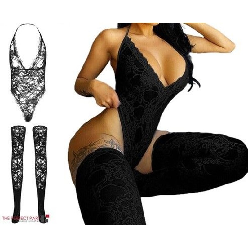 Nightwear Babydoll Sleepwear Bodysuit Women Lace Sexy Lingerie Soft Lace Dress Plus Size 1