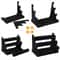 Black Velvet Tier Jewelry Display Stand Bracelet Organizer For Watches And Chains Elegant Storage S 5