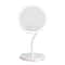 LED Lighted Makeup Mirror With Magnification Stepless Dimming USB Rechargeable Light Colors Smart T 0