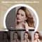 LED Lighted Makeup Mirror With Magnification Stepless Dimming USB Rechargeable Light Colors Smart T 8