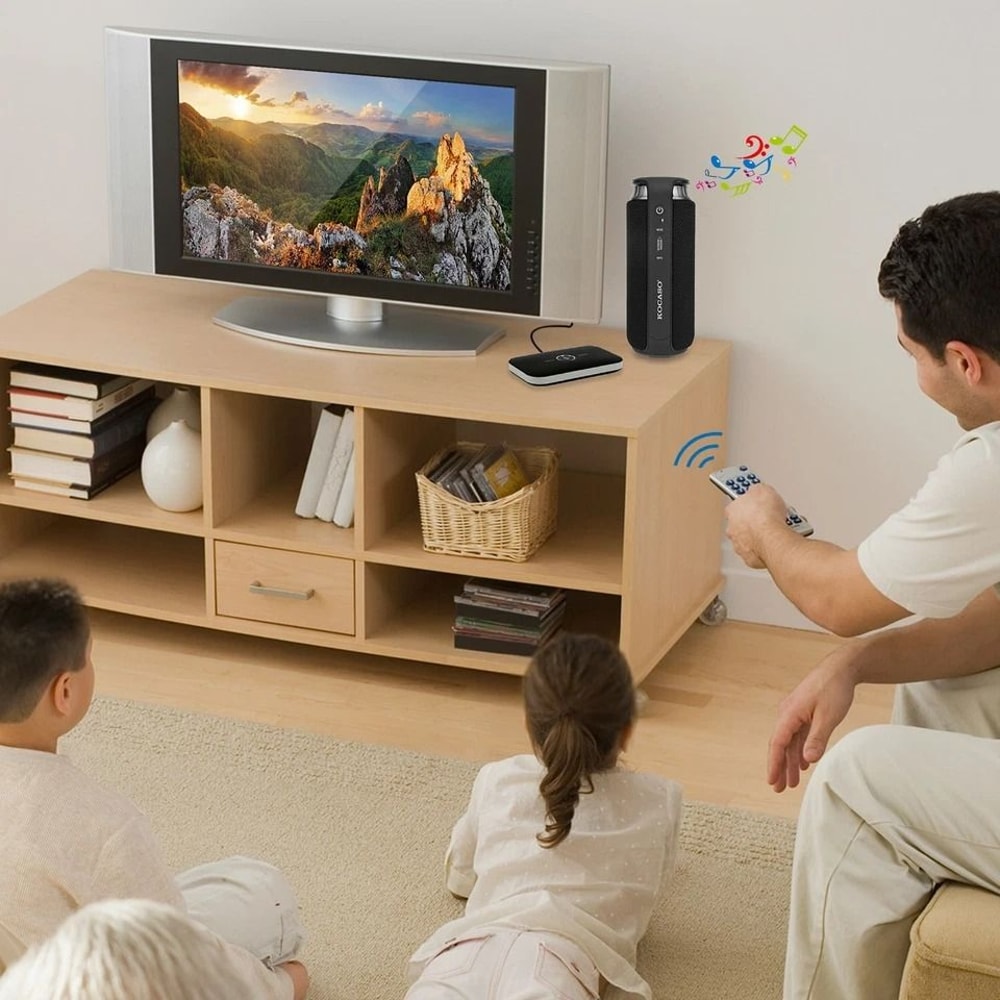 Wireless Transmitter Receiver Adapter Bluetooth Stereo Audio For TV PC Car And Home Stereo Systems 4