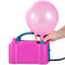 Balloon Air Pump Inflator Portable Electric Double Pump Blower Quick Easy Latex Balloon Inflation 2