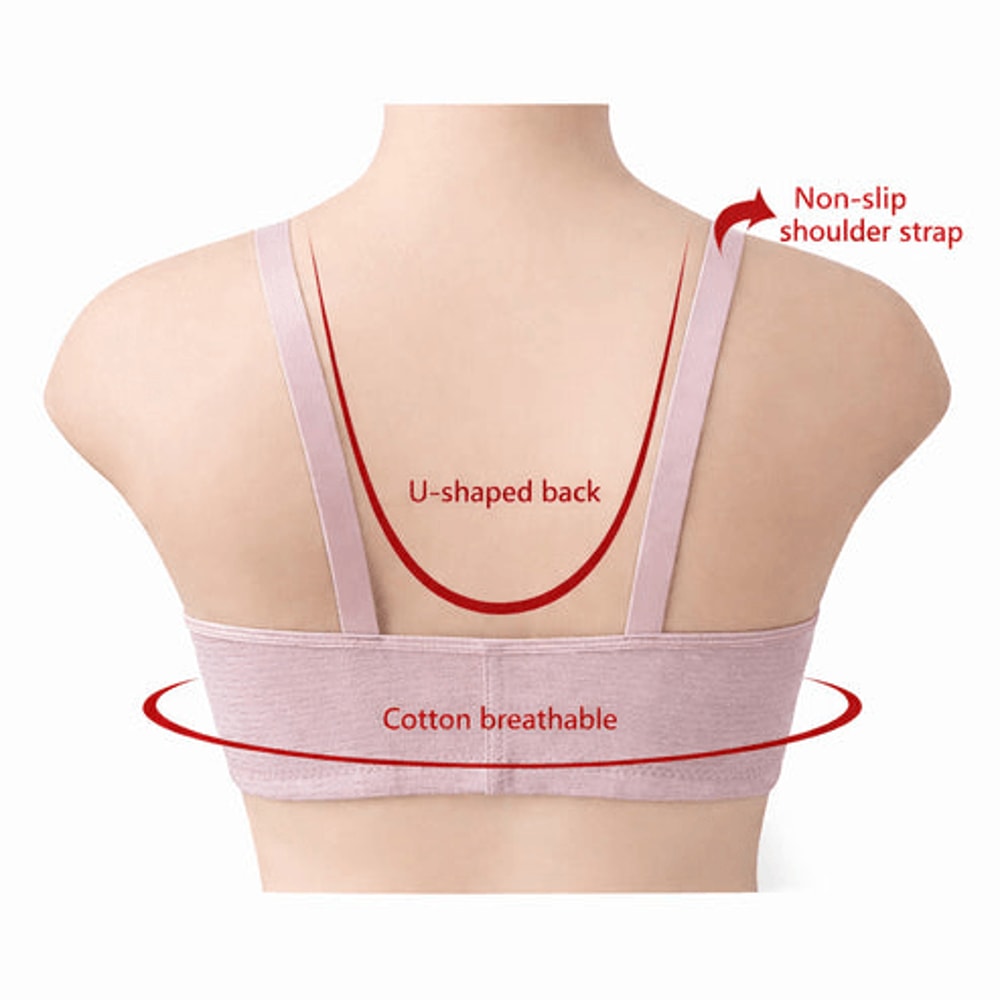 Wireless Push Up Bra Women Front Closure Bras Vest Comfortable Lingerie Bralette Underwear 6