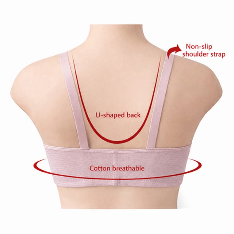 Wireless Push Up Bra Women Front Closure Bras Vest Comfortable Lingerie Bralette Underwear 6