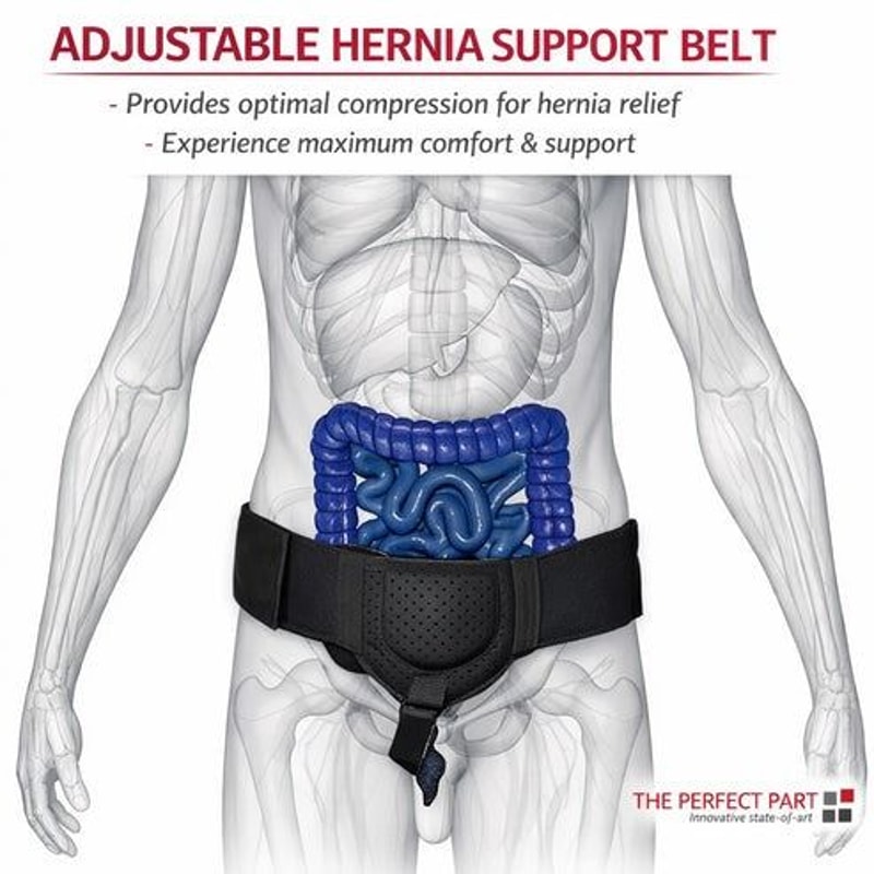 Post Surgery Support Truss For Men Inguinal Hernia Belt Groin Adjustable Straps Band For Hernia Rec 1