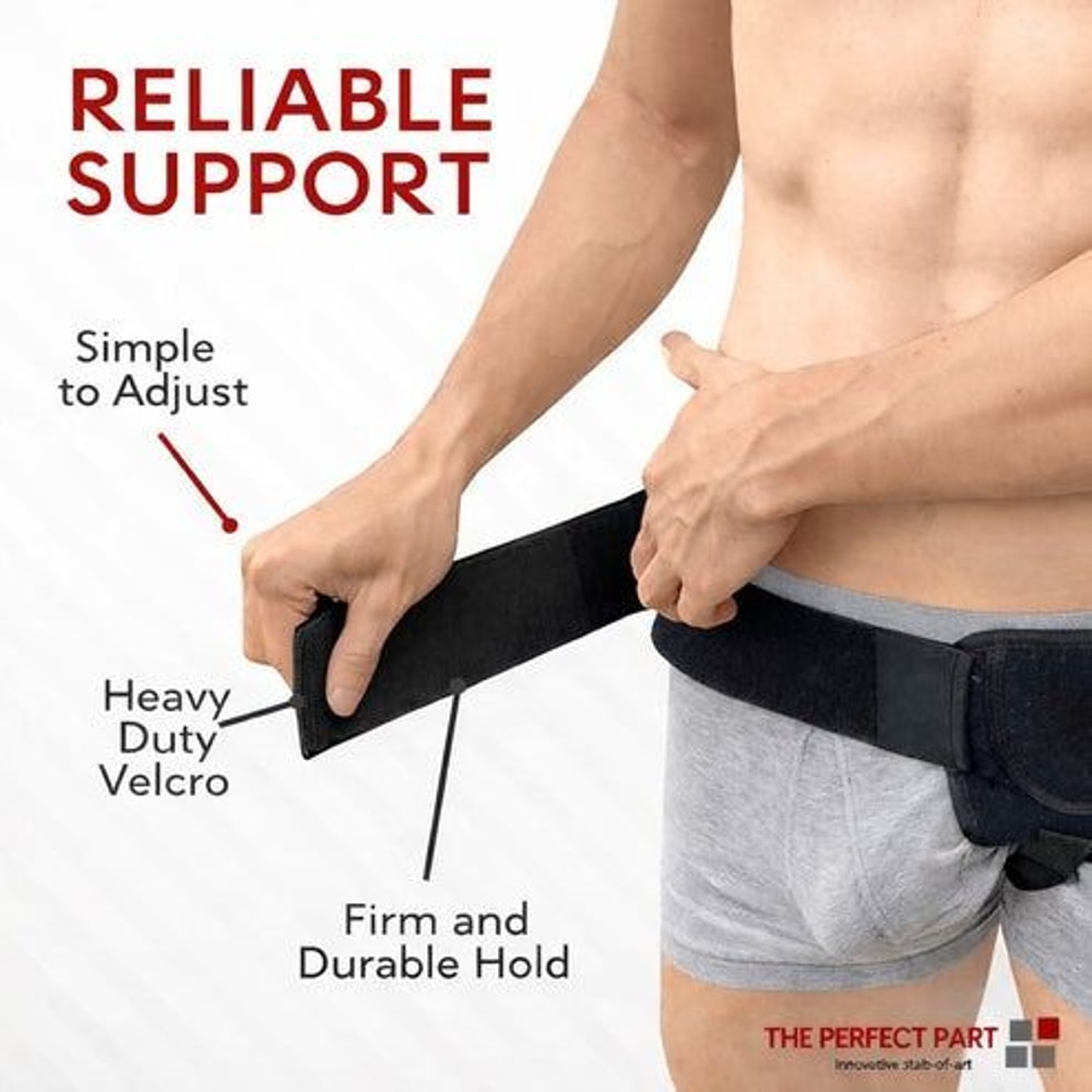 Post Surgery Support Truss For Men Inguinal Hernia Belt Groin Adjustable Straps Band For Hernia Rec 8