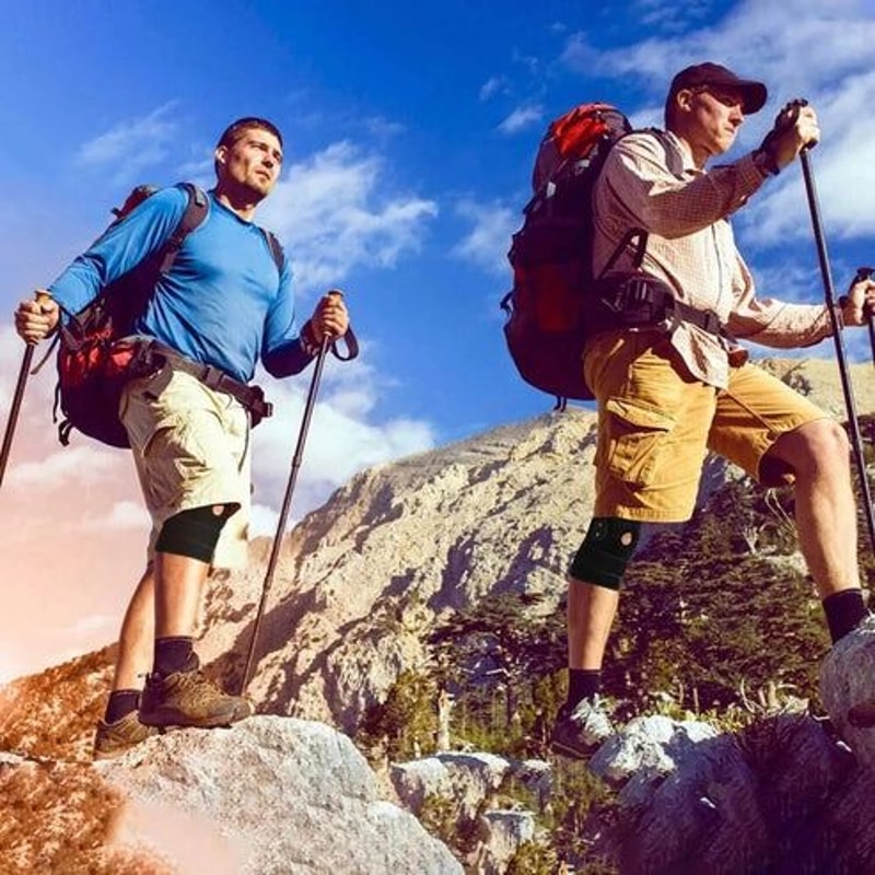 Open Patella Stabilizer Wrap Knee Brace Compression Hinged Joint Support 4