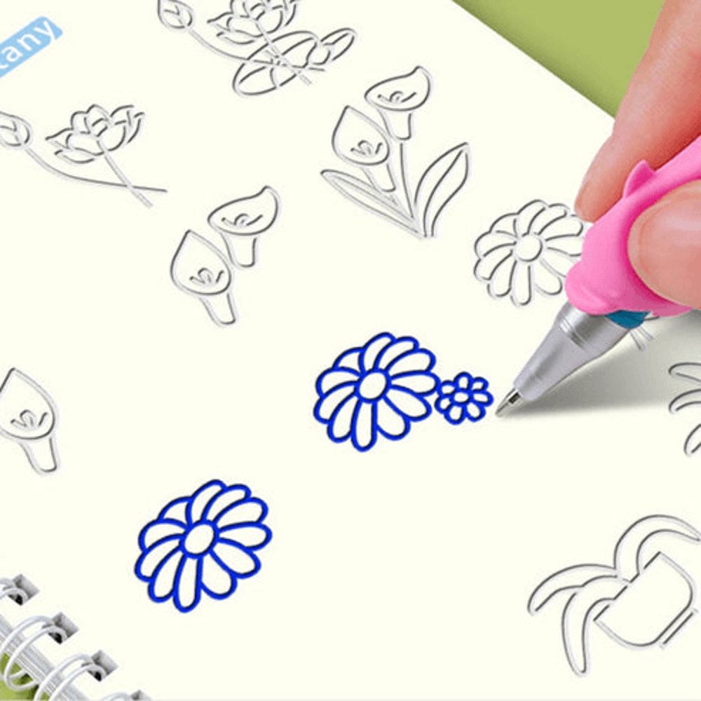 Handwriting Practice Copybook Set Grooved Magic Practice Book For Boys And Girls Perfect For Kids L 5