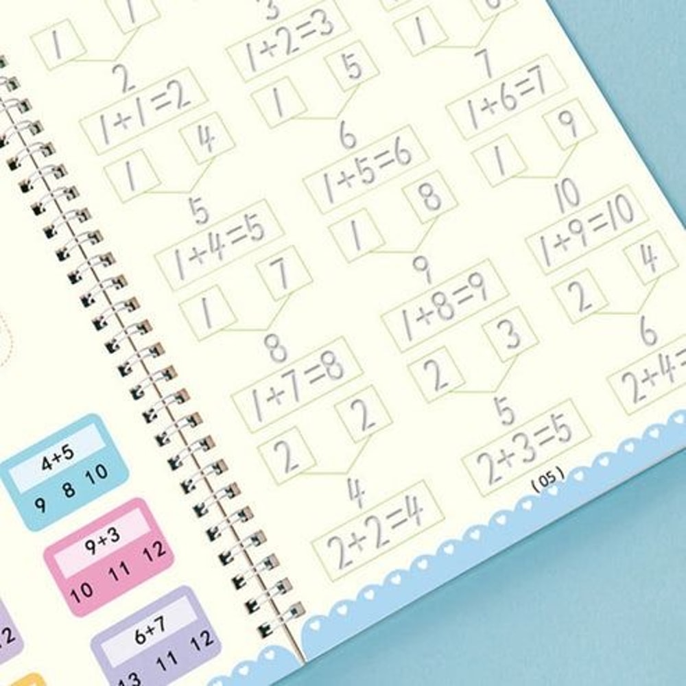 Handwriting Practice Copybook Set Grooved Magic Practice Book For Boys And Girls Perfect For Kids L 8