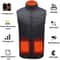 Electric Heated Vest Heating Zones Battery Pack Rechargeable Warmth Vest For Cold Weather 8