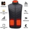 Electric Heated Vest Heating Zones Battery Pack Rechargeable Warmth Vest For Cold Weather 8