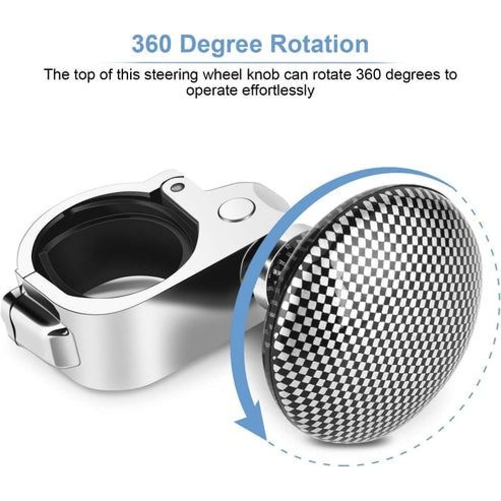 Universal Steering Wheel Spinner Knob Heavy Duty Suicide Handle Car Truck Power Assist Improved Man 7