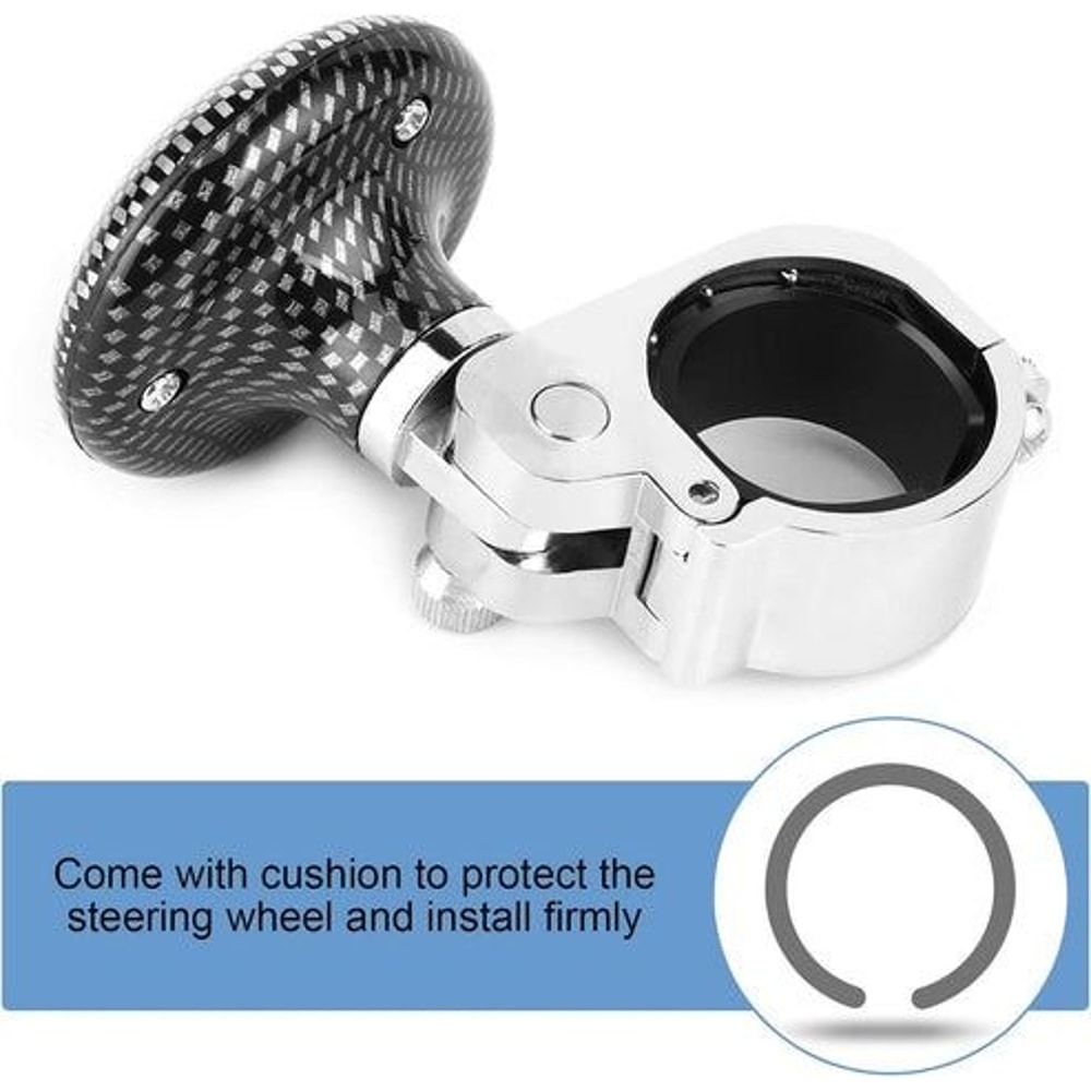 Universal Steering Wheel Spinner Knob Heavy Duty Suicide Handle Car Truck Power Assist Improved Man 8