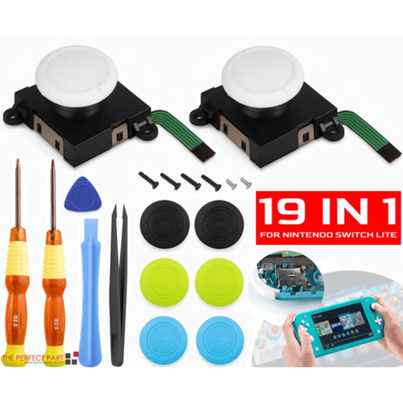 Analog Joystick Replacement Repair Tool Kit For Nintendo Switch Lite Premium Joystick Fix Set 5