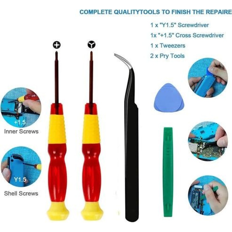 Analog Joystick Replacement Repair Tool Kit For Nintendo Switch Lite Premium Joystick Fix Set 2