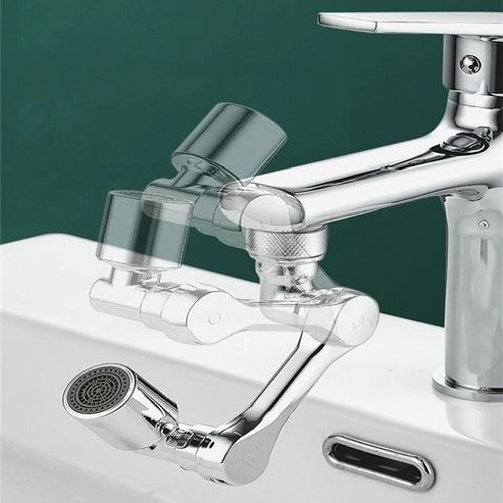 Universal Swivel Robotic Arm Faucet Aerator Extension Durable ABS Construction Effortless Water Con 10