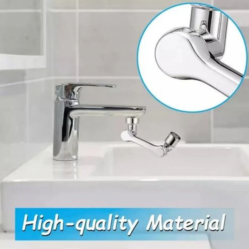Universal Swivel Robotic Arm Faucet Aerator Extension Durable ABS Construction Effortless Water Con 12