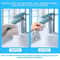 Universal Swivel Robotic Arm Faucet Aerator Extension Durable ABS Construction Effortless Water Con 3
