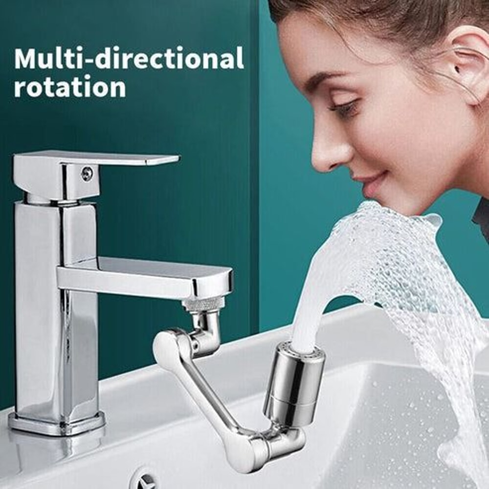 Universal Swivel Robotic Arm Faucet Aerator Extension Durable ABS Construction Effortless Water Con 6