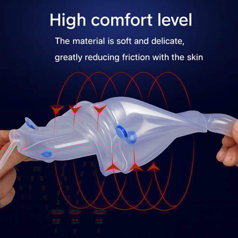 Silicone Urine Funnel Collector Male Wearable Incontinence Pants Urinal Leg Bag For Easy Use And Co 2