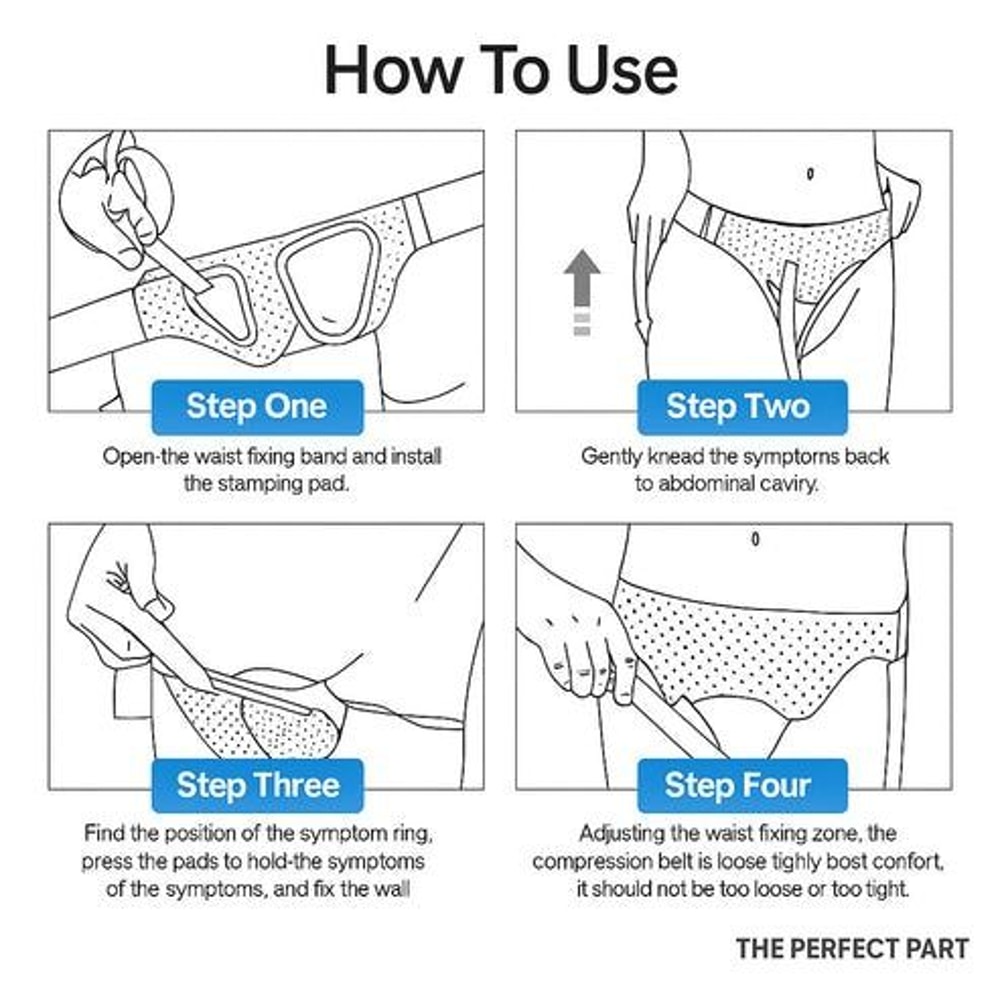 Mens Inguinal Hernia Support Belt Truss With Removable Compression Pads For Effective Pain Relief 10