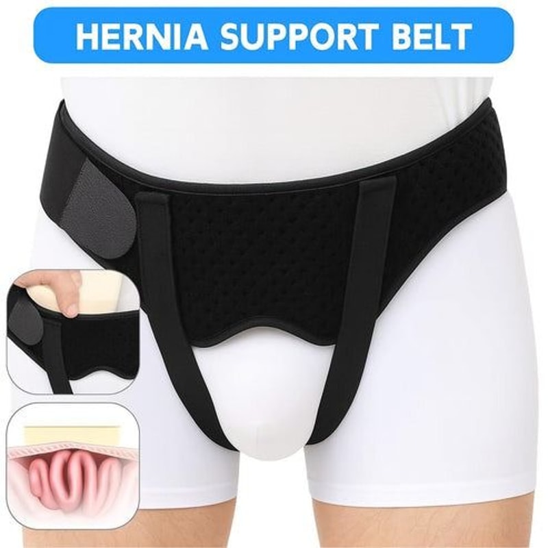Mens Inguinal Hernia Support Belt Truss With Removable Compression Pads For Effective Pain Relief 5