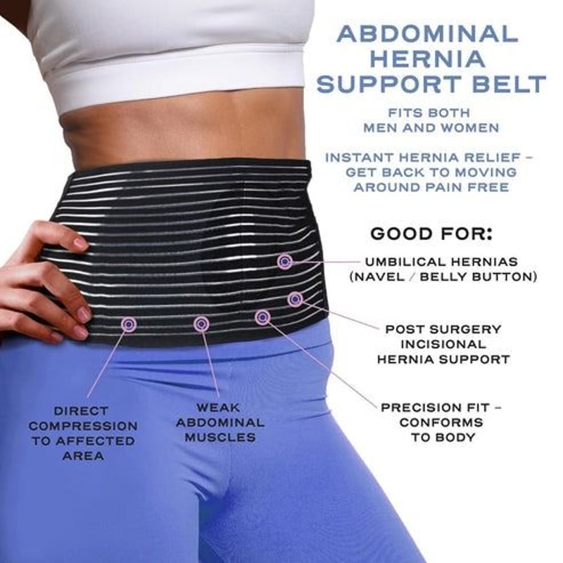 Abdominal Support Binder Umbilical Hernia Belt For Men And Women Hernia Compress For Enhanced Comfo 10