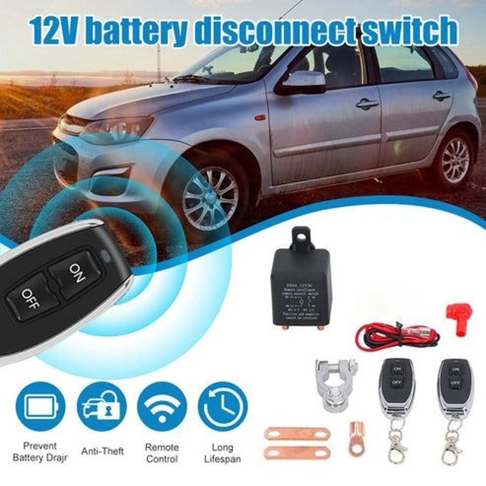 Power Kill Master Isolator Car Battery Disconnect Switch Remote Control Cut Off For Complete Batter 2