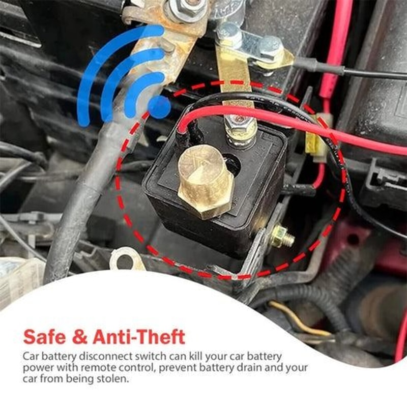 Power Kill Master Isolator Car Battery Disconnect Switch Remote Control Cut Off For Complete Batter 4