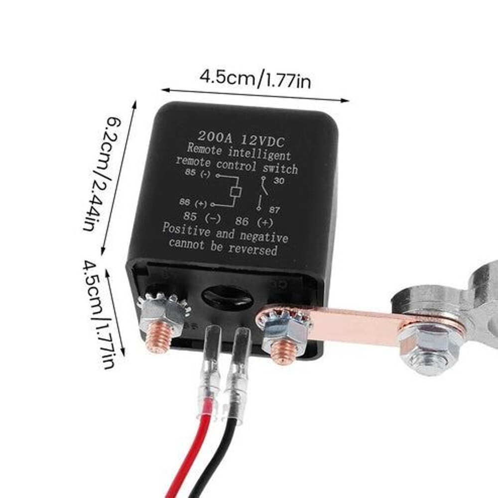 Power Kill Master Isolator Car Battery Disconnect Switch Remote Control Cut Off For Complete Batter 5