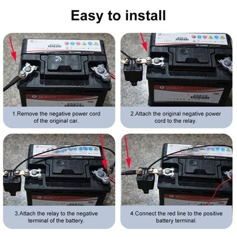 Power Kill Master Isolator Car Battery Disconnect Switch Remote Control Cut Off For Complete Batter 8